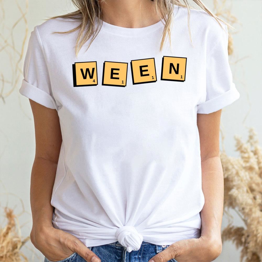Scrabble Points Ween Limited Edition T-shirts